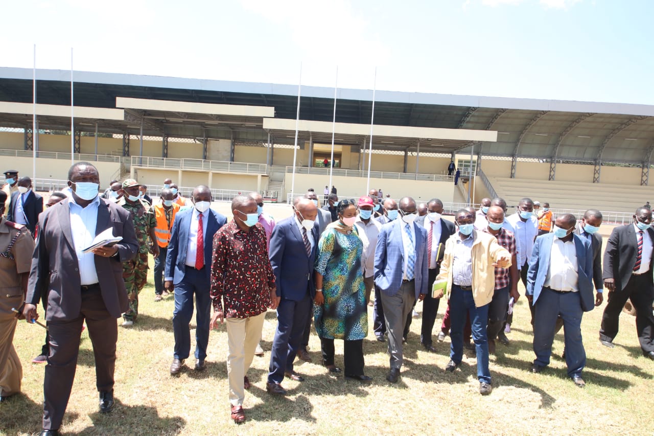 GOVERNOR KIRAITU AND SPORTS CS AMB. AMINA MOHAMMED FAST TRACK READINESS OF KINORU STADIUM FOR OFFICIAL COMMISSIONING BY THE PRESIDENT.